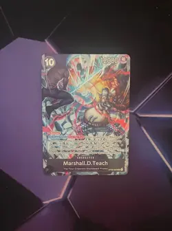 One Piece: English Version 2nd Anniversary Set Marshall.D.Teach OP09-093 (Promo) - Image 1