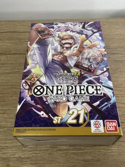 ONE PIECE TCG: GEAR5 STARTER DECK EX 21 (ST-21) FACTORY SEALED ENGLISH - Image 2