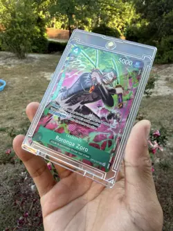 One Piece CCG Roronoa Zoro OP13-037 Treasure (TR) Rare Foil EN - Image 1