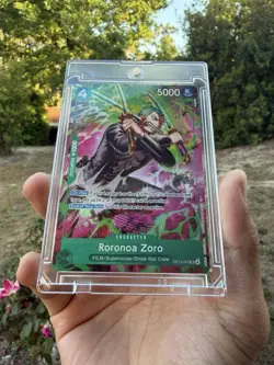 One Piece CCG Roronoa Zoro OP13-037 Treasure (TR) Rare Foil EN - Image 3