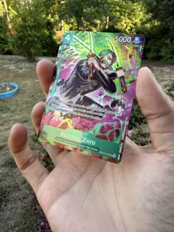 One Piece CCG Roronoa Zoro OP13-037 Treasure (TR) Rare Foil EN - Image 5