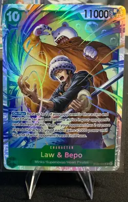 One Piece Law & Bepo ST24-004 SR Foil Starter Deck ST24 English NM - Image 2