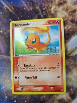 ERROR CARD Charmander 48/100 Stamped Reverse Holo Ex Crystal Guardians 2006 NM - Image 1