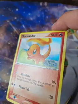 ERROR CARD Charmander 48/100 Stamped Reverse Holo Ex Crystal Guardians 2006 NM - Image 2
