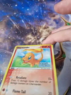 ERROR CARD Charmander 48/100 Stamped Reverse Holo Ex Crystal Guardians 2006 NM - Image 3