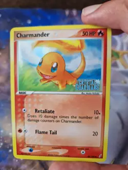 ERROR CARD Charmander 48/100 Stamped Reverse Holo Ex Crystal Guardians 2006 NM - Image 4