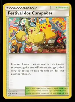 Pokemon Card Champions Festival Portuguese SM148 World Championships Promo 2018 - Image 1