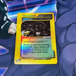 Strength Charm 150/165 Reverse Holo EXPEDITION Light Play Pokemon Card - Image 1