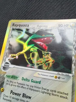 Carte Pokemon•Pokemon card Rayquaza HOLO RARE 13/113 Delta Species 2005 Vintage - Image 5