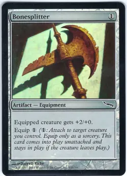 FOIL Bonesplitter Mirrodin Common - MTG Magic the Gathering Card - Image 1