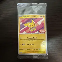 Indonesia Exclusive Pikachu Batik Traditional Clothing Promo Pokemon Card - Image 1