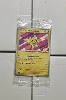 Indonesia Exclusive Pikachu Batik Traditional Clothing Promo Pokemon Card - Image 2
