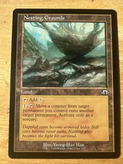 Retro NESTING GROUNDS x1 mtg NM-M Modern Horizons 3 Unc - Image 1