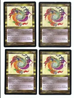 (4X) Suleiman's Legacy Visions Rare Playset - MTG Magic the Gathering Card - Image 1