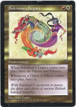 (4X) Suleiman's Legacy Visions Rare Playset - MTG Magic the Gathering Card - Image 4