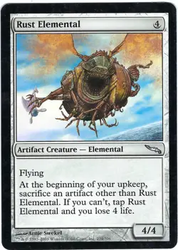 (4X) Rust Elemental Mirrodin Uncommon Playset - MTG Magic the Gathering Card - Image 4