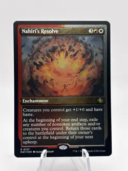 Nahiri's Resolve 0137 Etched Foil MOM: The Aftermath MAT MTG NM - Image 1