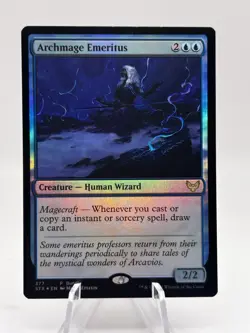 Archmage Emeritus 377 Foil Promo Strixhaven: School Of Mages STX MTG LP - Image 1