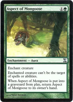 (4X) Aspect of Mongoose Time Spiral Uncommon - MTG Magic the Gathering Card - Image 4