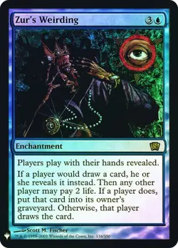 MTG - Zur's Weirding - Foil - The List - Magic the Gathering - Image 1