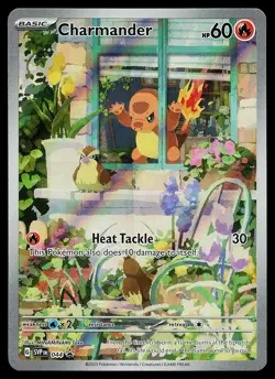 Pokemon Card - Charmander Scarlet & Violet Promo 044 Holo Illustration Rare - Image 1
