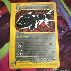 Steelix 31/144 Skyridge Non Holo Rare Vintage Pokemon Card LP - Image 1