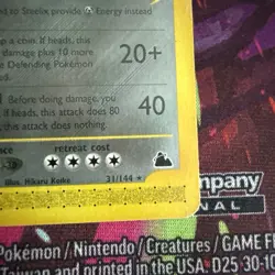 Steelix 31/144 Skyridge Non Holo Rare Vintage Pokemon Card LP - Image 3
