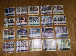 One Piece Card Game 20 characters each character x4 Total Lot x80 Card Rare Foil - Image 1