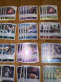 One Piece Card Game 20 characters each character x4 Total Lot x80 Card Rare Foil - Image 3