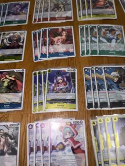 One Piece Card Game 20 characters each character x4 Total Lot x80 Card Rare Foil - Image 4
