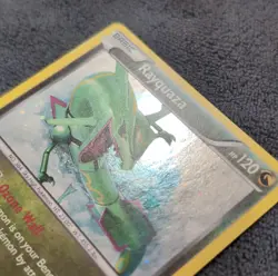 Pokemon Rayquaza XY64 Holo Basic Card HP120 Dragon Type Attack 130 - Image 4