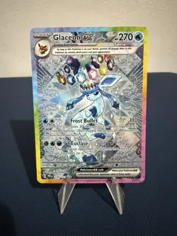 Pokemon TCG Glaceon EX Prismatic Evolutions Card 150/131 NM - Image 1