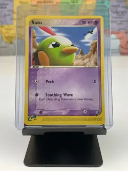 SHIPS SAME DAY Pokemon e-Reader Card NM Natu 69/100 Basic Psychic Type 2003 CCG - Image 1