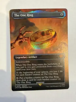 Mtg The One Ring Borderless Promo Foil LOTR Card MTG NM - Image 1