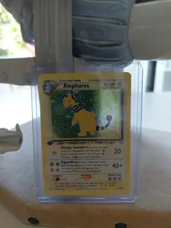 Pokemon Card - Neo Revelation 1/64 - AMPHAROS (holo-foil) **1st Edition** - NM - Image 1