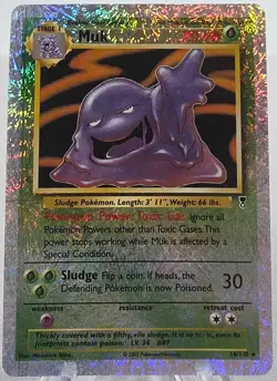 2002 Pokemon Card TCG Muk 16/110 Legendary Collection Reverse Holo Rare Foil - Image 1