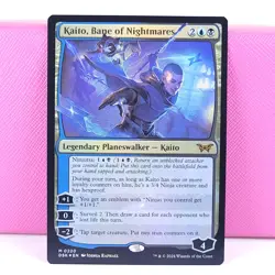 MTG Kaito, Bane of Nightmares Duskmourn: House of Horror Foil NM - Image 1