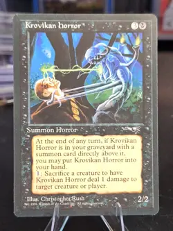 Krovikan Horror Reserve List Rare Alliances Magic the Gathering - Image 1