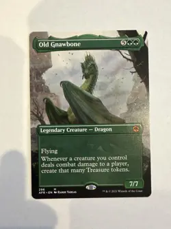 Mtg Old Gnawbone (Borderless) Adventures in the Forgotten Realms Regular - Image 1