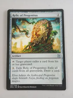 Magic The Gathering MTG Relic of Progenitus - Eternal Masters 231 NM - Image 1