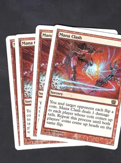 (4X) Mana Clash Eighth Edition Rare Playset - MTG Magic the Gathering Card - Image 1