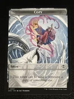 MTG Commander: Secrets of Strixhaven Contract/Copy Double-Sided Token 0003/0001 - Image 2