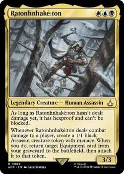 Ratonhnhake:ton 62 Universes Beyond: Assassin's Creed Magic: The Gathering NM/M - Image 1
