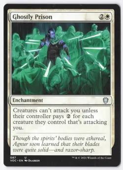 Ghostly Prison Normal U Commander: Innistrad: Crimson Vow 87 NM - Image 1