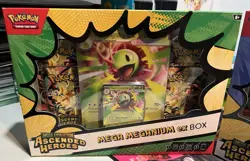 Pokemon TCG Ascended Heroes Mega ex Box Set of 3 - Meganium Emboar Feraligatr - Image 2