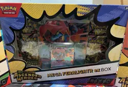 Pokemon TCG Ascended Heroes Mega ex Box Set of 3 - Meganium Emboar Feraligatr - Image 3