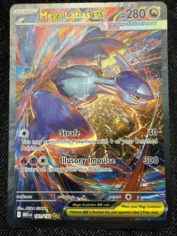 2025 Pokemon Mega Evolutions Mega Latias EX Special Illustration Rare #181 - Image 1