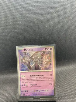 Mewtwo 151 Holo Pokemon TCG 150/165 Scarlet & Violet Rare - Image 1