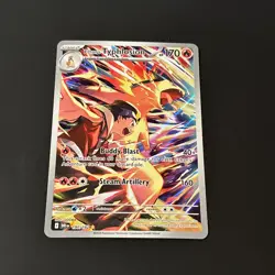 2025 Pokemon Destined Rivals Ethan's Typhlosion Illustration Rare #190/182 - Image 2