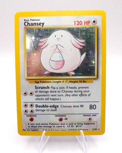 Pokemon TCG Chansey Base Set 3/102 Holo Rare 1999 - Image 1